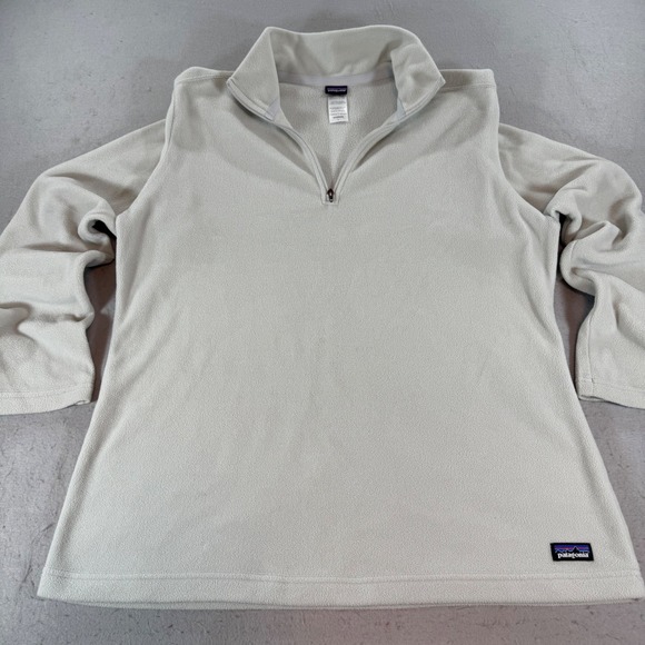 Patagonia Sweaters - Patagonia Micro D Quarter Zip Fleece Pullover Womens Large Gray Heather‎